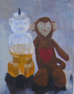bear and monkey