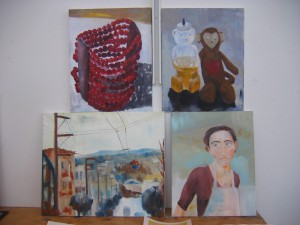 four paintings